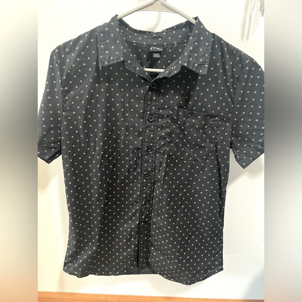 Boys black dress shirt